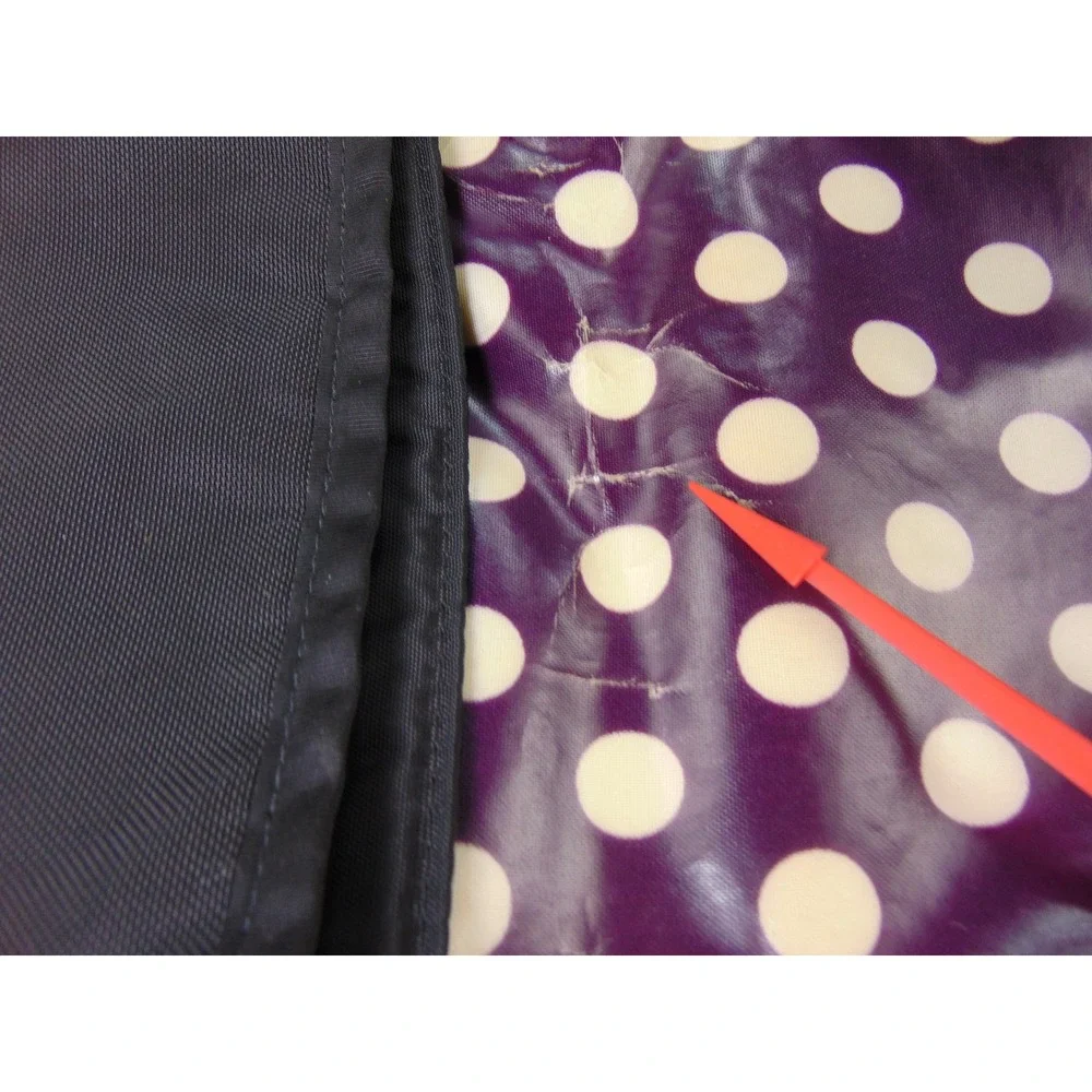 Timbuk2 Messenger Bag Mens Large Black Polka Dot Lining Commuter Tech Travel Bag
